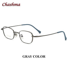 Load image into Gallery viewer, Chashma Ultra Light Titanium Retro Frame Women Prescription Glasses Men High Degree Optical Eyewear Spectacles Super Quality