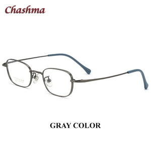 Chashma Ultra Light Titanium Retro Frame Women Prescription Glasses Men High Degree Optical Eyewear Spectacles Super Quality