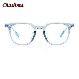 Chashma Women Acetate Prescription Glasses Frame Men Optical Eyewear Spectacles  Transparent Blue Eyeglasses