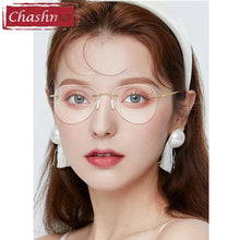 Load image into Gallery viewer, Chashma Women and Men Prescription Spectacles Light Rimless Optical Glasses Frame with Clear Lenses