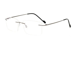 Chashma Women and Men Prescription Spectacles Light Rimless Optical Glasses Frame with Clear Lenses