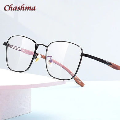 Chashma Wood Eyewear Frame Prescription Optical Lenses Men Fashion Trend Spectacles Women Anti Blue Ray Glasses
