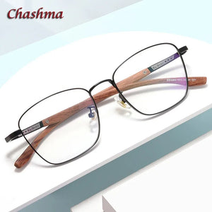 Chashma Wood Eyewear Frame Prescription Optical Lenses Men Fashion Trend Spectacles Women Anti Blue Ray Glasses