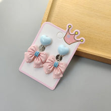 Carica l&#39;immagine nel visualizzatore di Gallery, Children Cartoon Acrylic Ear Clips No Ear Hole Jewelry Princess Girl Earrings Fashionable Baby Girl Clips