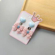 Carica l&#39;immagine nel visualizzatore di Gallery, Children Cartoon Acrylic Ear Clips No Ear Hole Jewelry Princess Girl Earrings Fashionable Baby Girl Clips