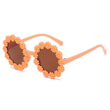 Load image into Gallery viewer, Children Cartoon Daisy Sunglasses Sunflower Baby Glasses Fashionable Flower Ring Sunscreen Sun Eyeglasses Kids Sunglasses