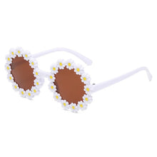Load image into Gallery viewer, Children Cartoon Daisy Sunglasses Sunflower Baby Glasses Fashionable Flower Ring Sunscreen Sun Eyeglasses Kids Sunglasses