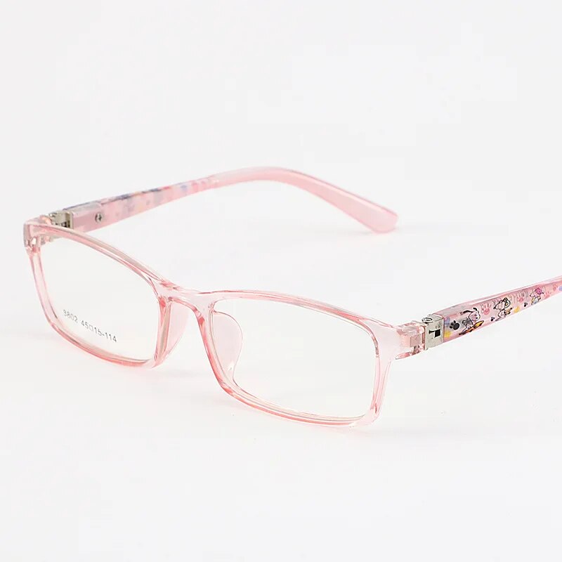 Children Cute Optical Child Glasses Frame Pattern Character Birthday Party Decorations Kids Fantasia Infantil TR90 Super-light