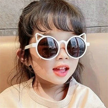 Load image into Gallery viewer, Children Cute Sunglasses Girls Boys Summer Cat Ears Animal Cartoon Sun Glasses Lovely Vintage Eyewear UV Protection Goggles