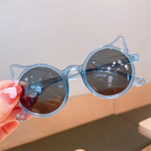 Load image into Gallery viewer, Children Cute Sunglasses Girls Boys Summer Cat Ears Animal Cartoon Sun Glasses Lovely Vintage Eyewear UV Protection Goggles