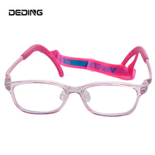 Load image into Gallery viewer, Children Eyeglasses Frame 43MM Ultra-light TR90 Glasses Frame w/ Silicon Nose pads ,Memory Temple  For Boys Girls