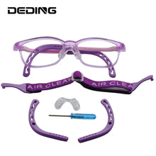 Load image into Gallery viewer, Children Eyeglasses Frame 43MM Ultra-light TR90 Glasses Frame w/ Silicon Nose pads ,Memory Temple  For Boys Girls