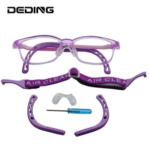 Children Eyeglasses Frame 43MM Ultra-light TR90 Glasses Frame w/ Silicon Nose pads ,Memory Temple  For Boys Girls
