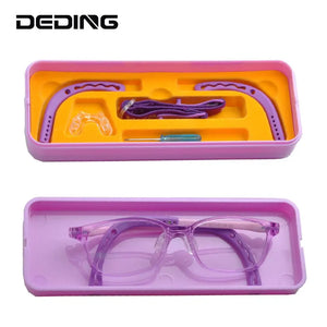 Children Eyeglasses Frame 43MM Ultra-light TR90 Glasses Frame w/ Silicon Nose pads ,Memory Temple  For Boys Girls