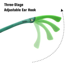 Load image into Gallery viewer, Children Optical Glasses Frame Oval Size 50 Adjustable Ear Lock Flexible TR90 Eyeglasses 9-15Y