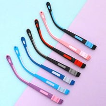 Load image into Gallery viewer, Children Silicone Glasses Legs Multi-color Anti-Slip Snap-on Eyeglasses Arm Replacement Color Silicone Glasses Legs Accessories