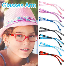 Load image into Gallery viewer, Children Silicone Glasses Legs Multi-color Anti-Slip Snap-on Eyeglasses Arm Replacement Color Silicone Glasses Legs Accessories