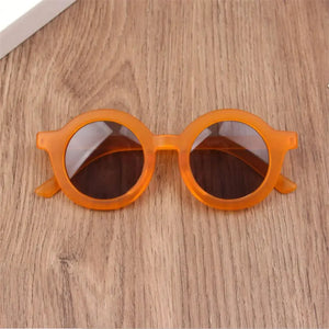Children's Sunglasses Girl Baby Boy Cute Summer Round Frame Small Sunglasses Children's Glasses Steampunk Bee Kids Sunglasses