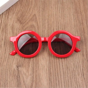 Children's Sunglasses Girl Baby Boy Cute Summer Round Frame Small Sunglasses Children's Glasses Steampunk Bee Kids Sunglasses
