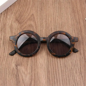 Children's Sunglasses Girl Baby Boy Cute Summer Round Frame Small Sunglasses Children's Glasses Steampunk Bee Kids Sunglasses