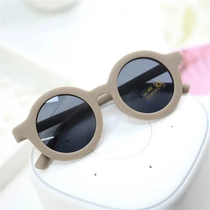 Children's Sunglasses Girl Baby Boy Cute Summer Round Frame Small Sunglasses Children's Glasses Steampunk Bee Kids Sunglasses