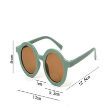 Load image into Gallery viewer, Children&#39;s Sunglasses Girl Baby Boy Cute Summer Round Frame Small Sunglasses Children&#39;s Glasses Steampunk Bee Kids Sunglasses