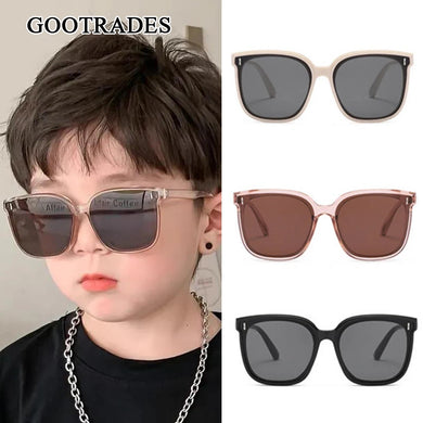 Children's Sunglasses Girl Baby Boy Cute Summer Round Frame Small Sunglasses Children's Glasses Steampunk Bee Kids Sunglasses