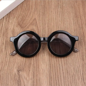 Children's Sunglasses Girl Baby Boy Cute Summer Round Frame Small Sunglasses Children's Glasses Steampunk Bee Kids Sunglasses
