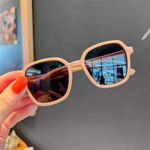 Children's Sunglasses Girl Baby Boy Cute Summer Round Frame Small Sunglasses Children's Glasses Steampunk Bee Kids Sunglasses
