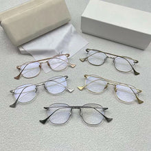Load image into Gallery viewer, Chinese Brand Original Titanium Luxury Glasses Frames Pure   Classical Oval Glasses Men Prescription Eyewear