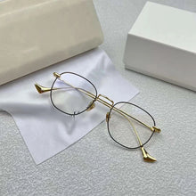Load image into Gallery viewer, Chinese Brand Original Titanium Luxury Glasses Frames Pure   Classical Oval Glasses Men Prescription Eyewear