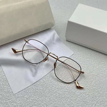Load image into Gallery viewer, Chinese Brand Original Titanium Luxury Glasses Frames Pure   Classical Oval Glasses Men Prescription Eyewear