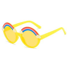 Carica l&#39;immagine nel visualizzatore di Gallery, Circular Frame Kids Rainbow Sunglasses Cartoon Sun Protection Outdoor Children Sun Glasses UV400 Eyewear for Boys Girls