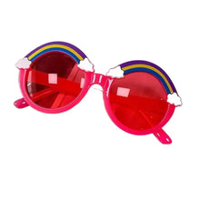 Carica l&#39;immagine nel visualizzatore di Gallery, Circular Frame Kids Rainbow Sunglasses Cartoon Sun Protection Outdoor Children Sun Glasses UV400 Eyewear for Boys Girls