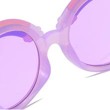 Carica l&#39;immagine nel visualizzatore di Gallery, Circular Frame Kids Rainbow Sunglasses Cartoon Sun Protection Outdoor Children Sun Glasses UV400 Eyewear for Boys Girls