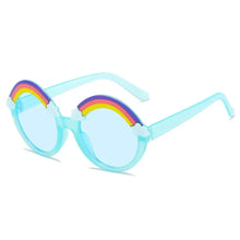 Carica l&#39;immagine nel visualizzatore di Gallery, Circular Frame Kids Rainbow Sunglasses Cartoon Sun Protection Outdoor Children Sun Glasses UV400 Eyewear for Boys Girls