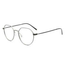 Load image into Gallery viewer, Classic Men Round Glasses Frames Women Aluminum Titanium Optical Eyeglasses Frames Full Rim Modern Metal Spectacles Gold Eyewear