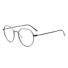 Load image into Gallery viewer, Classic Men Round Glasses Frames Women Aluminum Titanium Optical Eyeglasses Frames Full Rim Modern Metal Spectacles Gold Eyewear
