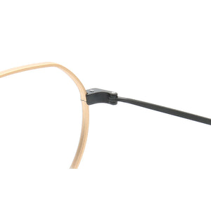Classic Men Round Glasses Frames Women Aluminum Titanium Optical Eyeglasses Frames Full Rim Modern Metal Spectacles Gold Eyewear