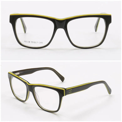 Classic Optical Glasses Frames For Men Square Eyeglass Frames Oversized Acetate Lightweight Big Frame Prescription Spectacles