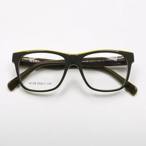 Classic Optical Glasses Frames For Men Square Eyeglass Frames Oversized Acetate Lightweight Big Frame Prescription Spectacles