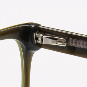 Classic Optical Glasses Frames For Men Square Eyeglass Frames Oversized Acetate Lightweight Big Frame Prescription Spectacles
