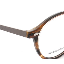 Load image into Gallery viewer, Classic Round Glasses Frames for Women Optical Eyeglasses Frames Men Full Rim Brown Prescription Eyewear Lightweight Spectacles