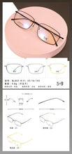 Load image into Gallery viewer, Classic Square Glasses Optics Frame Luxury Ultralight Prescription Glasses Frames Optical Eyewear Full&amp;Half Rim 10pcs/lot