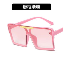 Load image into Gallery viewer, Classic Square Sunglasses Children Large Frame Brand Designer Sun Glasses Girls Boy Shades Eyewear One-piece UV400 Oculos De Sol