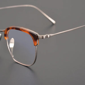 Classic Titanium Acetate Square Eyewear Frame Men's High Quality Optical Glasses Women's Myopia Reading Personalized Eyeglasses