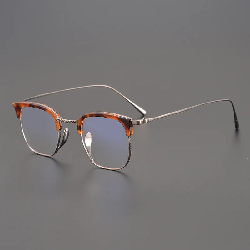 Classic Titanium Acetate Square Eyewear Frame Men's High Quality Optical Glasses Women's Myopia Reading Personalized Eyeglasses