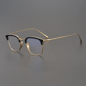 Classic Titanium Acetate Square Eyewear Frame Men's High Quality Optical Glasses Women's Myopia Reading Personalized Eyeglasses