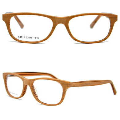 Classic Women Optical Eyeglass frames Men Square Glasses Frame Prescription Eyewear Full Rim Imitation Wood Spectacles Rectangle