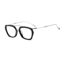 Load image into Gallery viewer, Classical Pure Titanium Square Eyeglasses Frames Black Optical Men glasses Prescription Designer Brand Polygon Eyewear